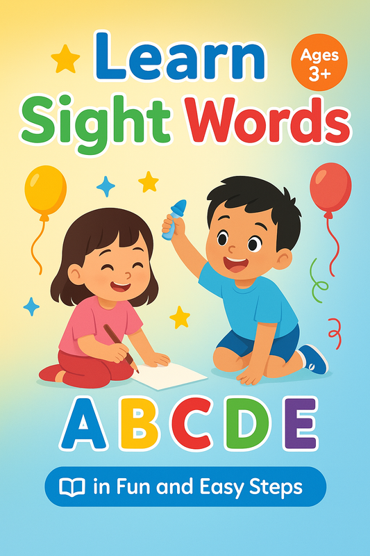 Fun Sight Words Activity Worksheets for Kids – Printable PDF for Early Reading  Writing Practice